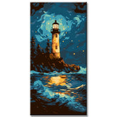 Painting by Numbers Lighthouse At Night